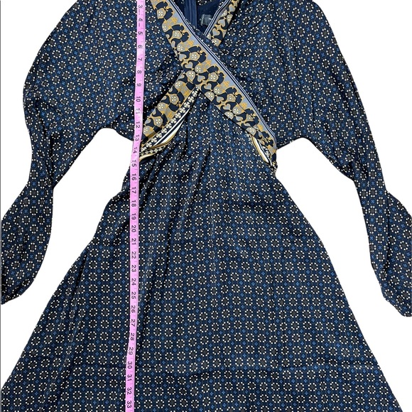 NWT Max Studio Geometric Dress Long Sleeves Size S - Picture 9 of 10